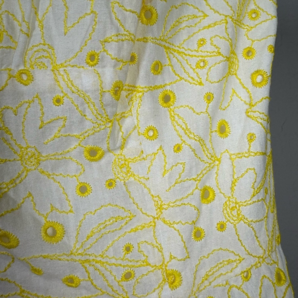 Lilly Pulitzer Blossom Dandelion Embroidered Eyelet Dress Size 2 - Picture 8 of 12